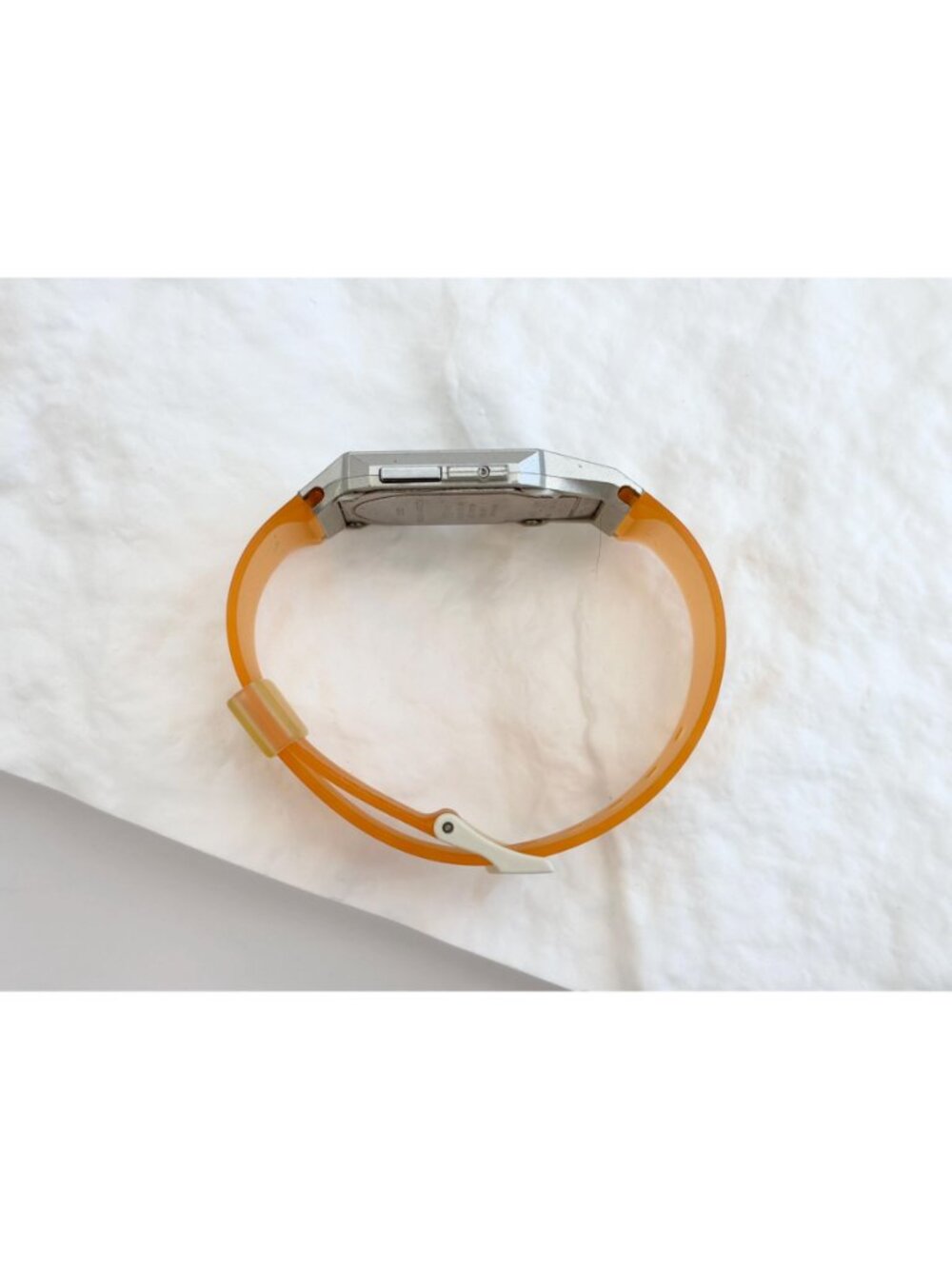 CASIO FS-01 2324 Orange & Blue Illuminator Dual Time Japanese 90's Film Watch - Picture 7 of 16